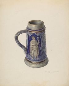 Beer Mug, c. 1939. Creator: Carl Buergerniss