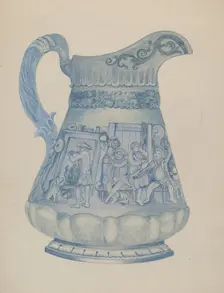 Beer Pitcher, c. 1936. Creator: Florence Stevenson