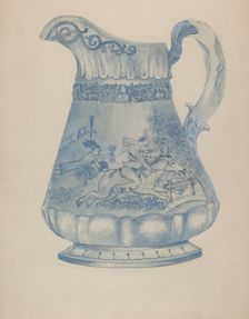 Beer Pitcher, c. 1936. Creator: Florence Stevenson