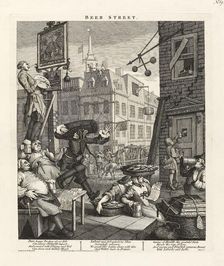 Beer Street, 1 February 1751. Creator: William Hogarth