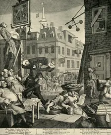 Beer Street 1751, (1925). Creator: William Hogarth