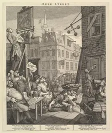 Beer Street, February 4, 1751. Creator: William Hogarth