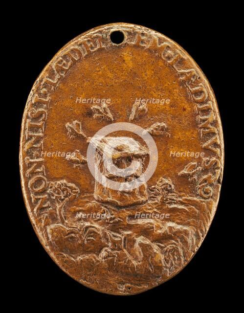 Bees around a Hive [reverse], 16th century. Creator: Unknown.