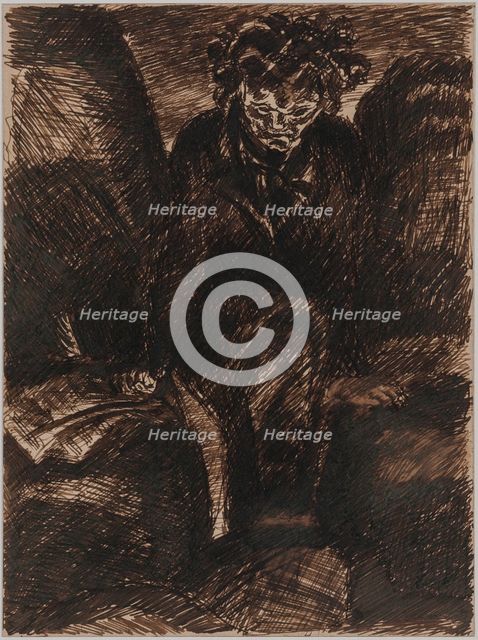Beethoven, c. 1922. Creator: Bourdelle, Antoine (1861-1929).