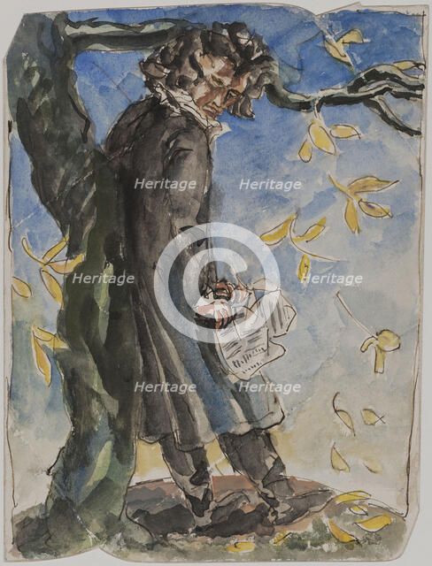 Beethoven. Creator: Bourdelle, Antoine (1861-1929).