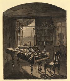Beethoven's Room, March 30, 1827 , 1827