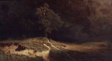 Before a storm, 1882. Artist: Karyakin, Mikhail Alexandrovich (1831-after 1884)