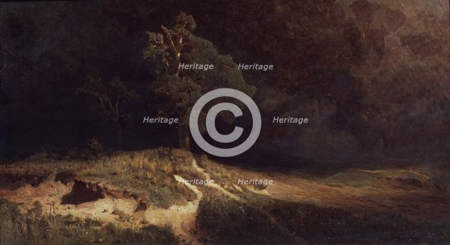 Before a storm, 1882. Artist: Karyakin, Mikhail Alexandrovich (1831-after 1884)