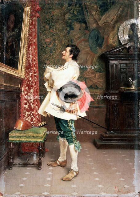 'Before a Portrait',c1860-1920. Artist: Tito Conti