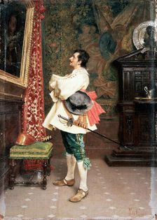 Before a Portrait c1860-1920. Artist: Tito Conti