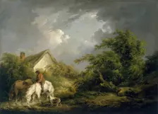 Before a Thunderstorm, 1791. Creator: George Morland