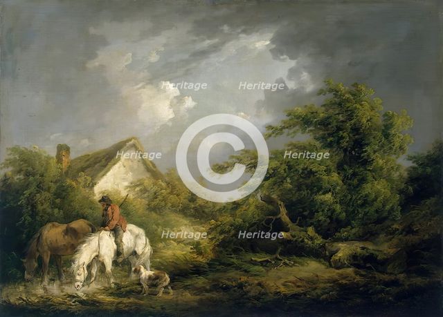 Before a Thunderstorm, 1791. Creator: George Morland.