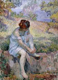 Before Bathing 1906-1907. Artist: Henri Baptiste Lebasque