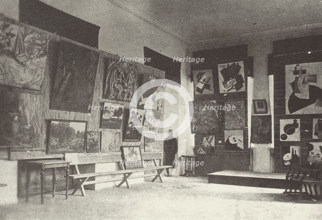 Before being transported from the Moscow Museum of Artistic Culture to the museum in Penza.... Creator: Anon.
