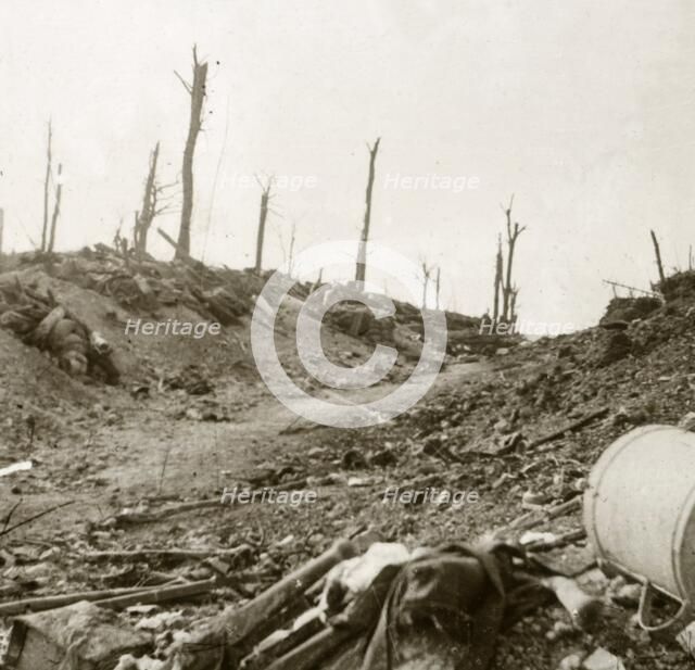 Before Chaulnes, Somme, northern France, c1914-c1918. Artist: Unknown.