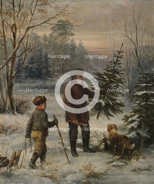 Before Christmas . Artist: Krüger, Franz (1797-1857)