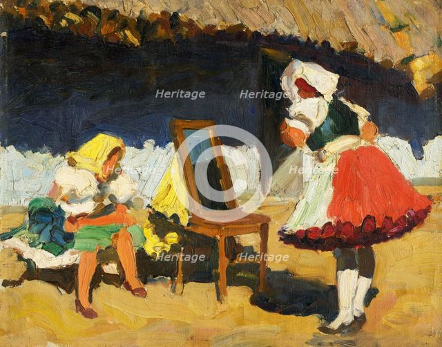 Before leaving for church, 1930-1935. Creator: Teodor Jozef Mousson.