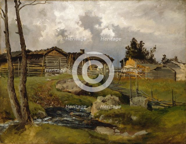 Before the Thunderstorm, 1870-1879. Creator: Hjalmar Munsterhjelm.