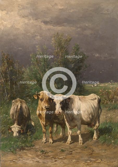 Before the Thunderstorm, c1850s-1900s. Creator: Johannes Hubertus Leonardus de Haas.