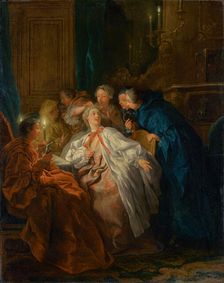Before the Ball, 1735. Creator: Jean Francois de Troy