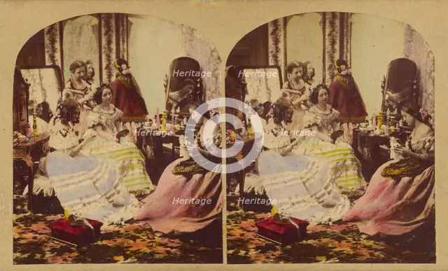 Before the Ball, about 1860. Creators: London Stereoscopic & Photographic Co, Joseph John Elliott.