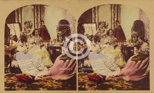 Before the Ball, about 1860. Creators: London Stereoscopic & Photographic Co, Joseph John Elliott.