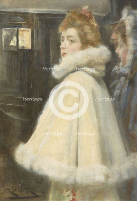 Before the ball. Creator: Ribera Cirera, Román (1848-1935).