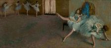 Before the Ballet, 1890/1892. Creator: Edgar Degas
