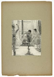 Before the Ballet Class, 1889–90. Creator: Georges William Thornley
