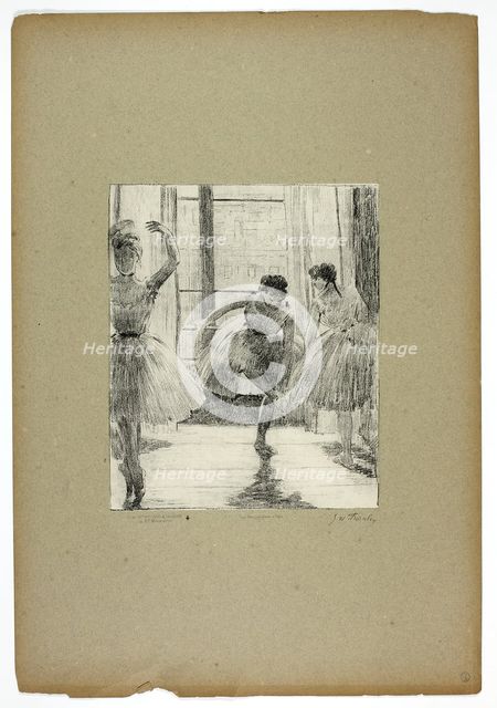 Before the Ballet Class, 1889–90. Creator: Georges William Thornley.
