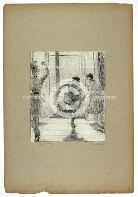 Before the Ballet Class, 1889–90. Creator: Georges William Thornley.