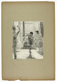 Before the Ballet Class, 1889–90. Creator: Georges William Thornley