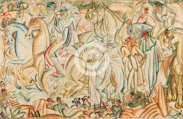 Before the bullfight, c1912. Creator: Souza-Cardoso, Amadeo de (1887-1918).