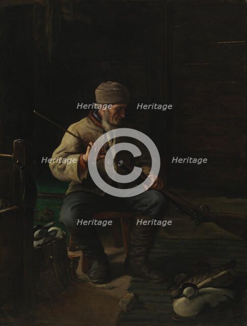 Before the Chase, 1880. Creator: Adolf von Becker.