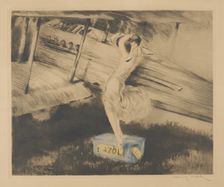 Before the deployment, 1925. Creator: Icart, Louis Justin Laurent (1888-1950)