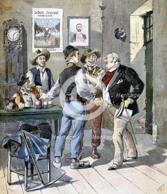 Before the election, 1893. Artist: Henri Meyer