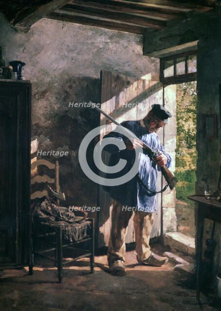 'Before the Hunt', 1883. Artist: Janez Subic