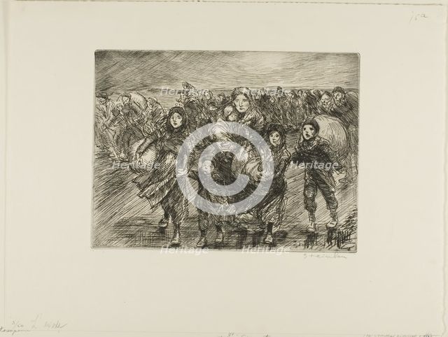 Before the Invasion, 5723. Creator: Theophile Alexandre Steinlen.