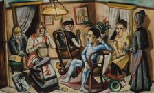 Before the Masked Ball, 1922. Creator: Beckmann, Max (1884-1950)