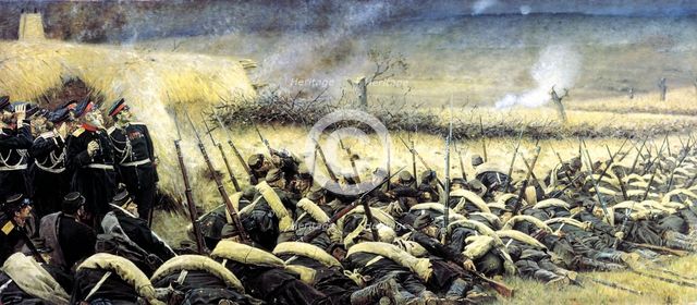 'Before the Offensive. Near Pleven', 1877-1878.  Artist: Vasily Vereshchagin