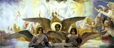 Before the Paradies (Central part), 1885-1896. Artist: Viktor Mihajlovic Vasnecov