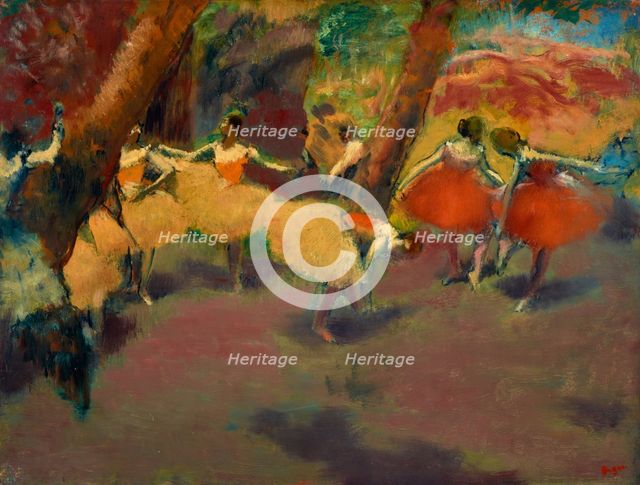 Before the Performance, c1896-1899. Creator: Degas, Edgar (1834-1917).