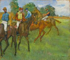 Before the Race, c. 1887-1889. Creator: Edgar Degas (French, 1834-1917)