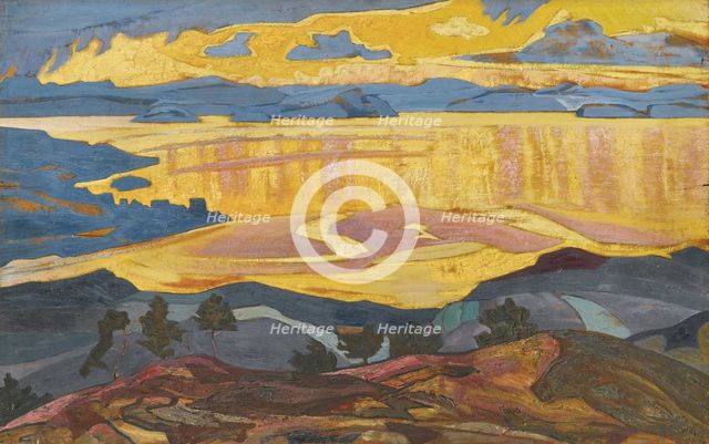 Before the Rain, 1916-1918. Artist: Roerich, Nicholas (1874-1947)