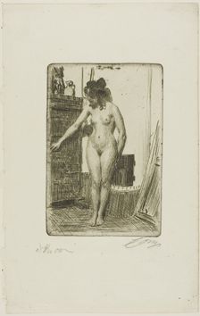 Before the Stove, 1903. Creator: Anders Leonard Zorn