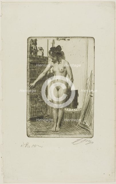 Before the Stove, 1903. Creator: Anders Leonard Zorn.