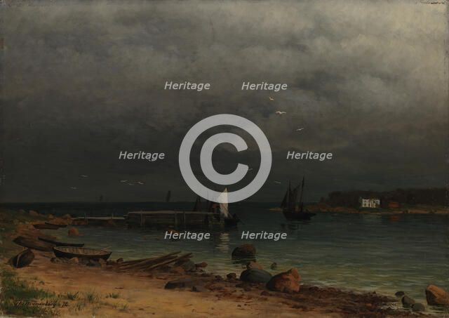 Before the Storm, 1872. Creator: Thorsten Waenerberg.