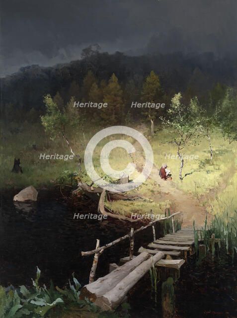 Before the Storm, 1918. Artist: Shilder, Andrei Nikolayevich (1861-1919)