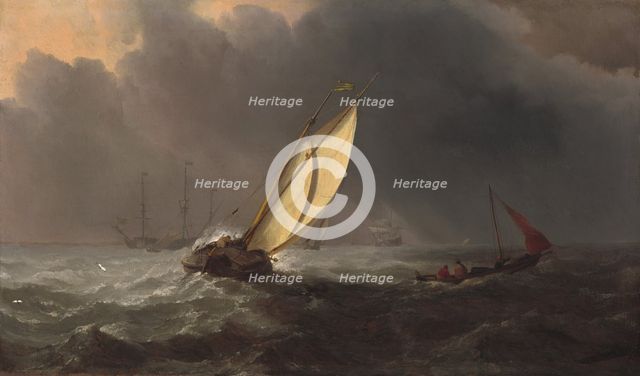 Before the Storm, c. 1700. Creator: Willem van de Velde the Younger.