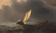 Before the Storm, c. 1700. Creator: Willem van de Velde the Younger